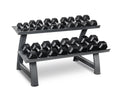 Set de Mancuernas Hexagonales + Rack (2kg - 20kg) - 100% Profesional